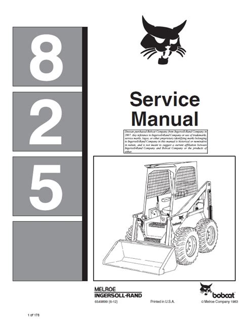 eric 825 skid steer owner's manual|825 Loader Operation and Maintenance Manual Paper Copy, .